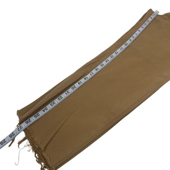 Kensie Jeans Vintage Luxe Womens Slim Fit Tan Distressed Denim Pants Size 6/28 - Picture 7 of 10